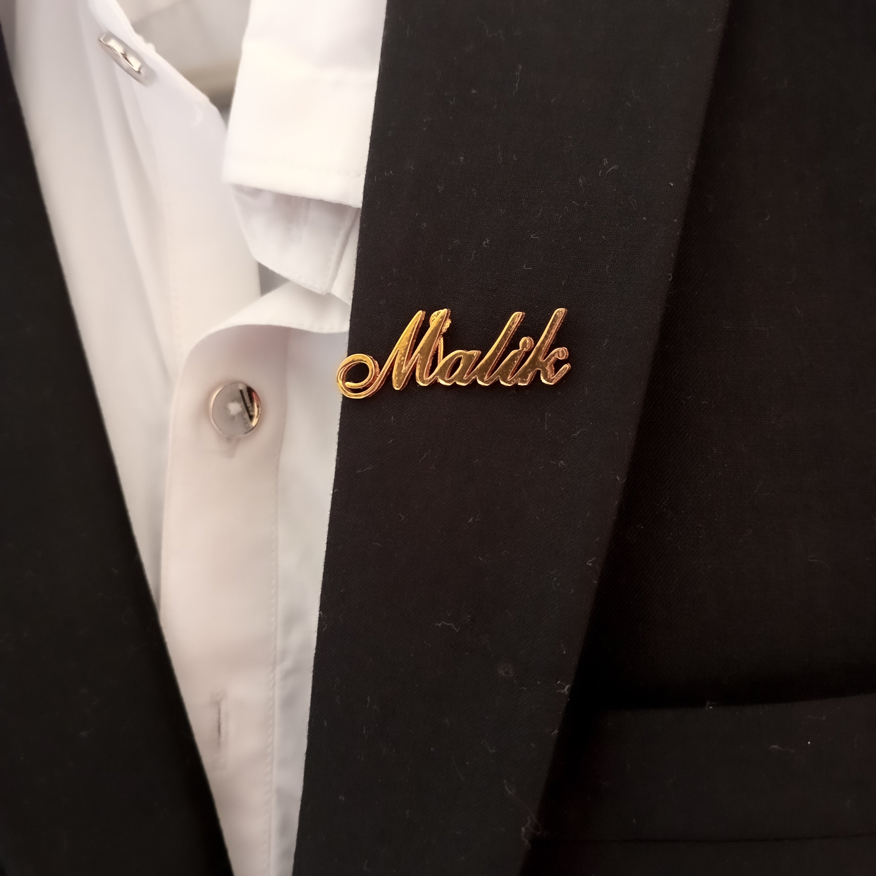 Personalized Name Lapel