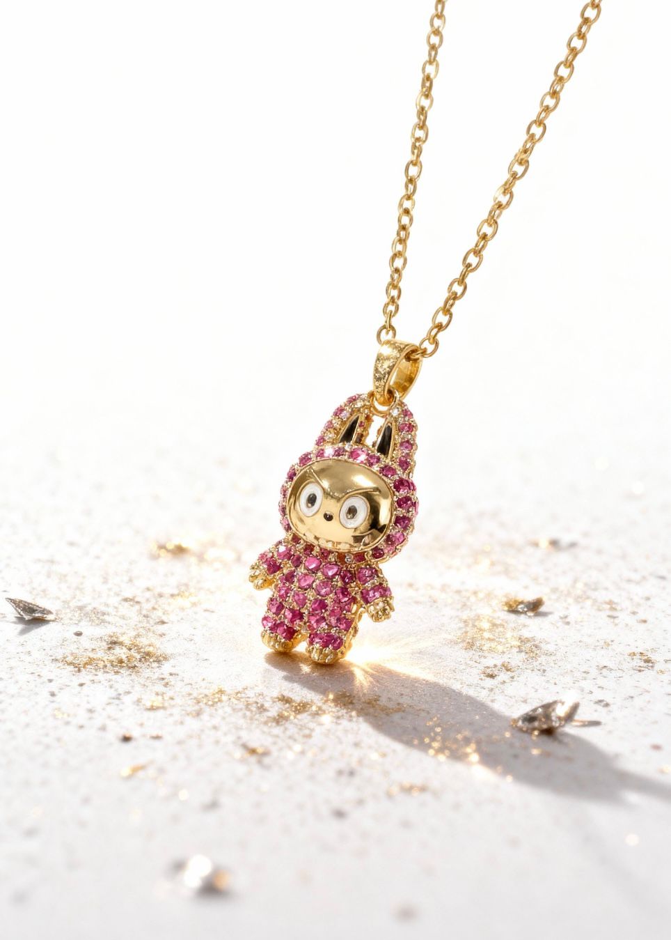 Pink Labubu Pendant "Adjustable Chain"
