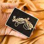 Customized Classic Mustache with Chain Cufflinks Pair For Men