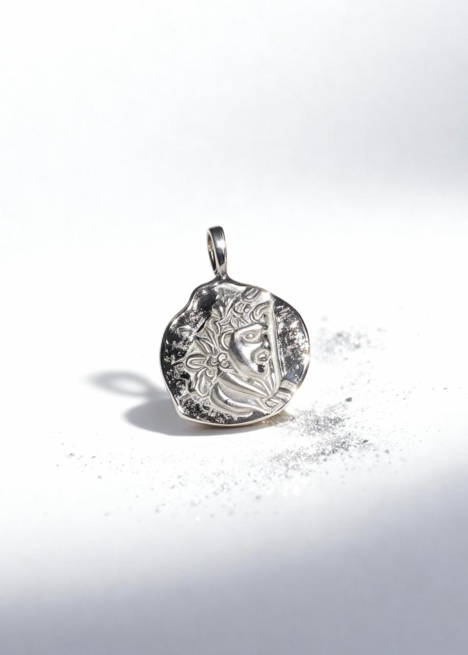 Roman Dinar Pendant "Adjustable Chain"