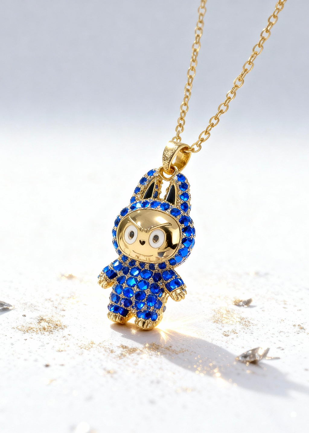 Blue Labubu Pendant "Adjustable Chain"