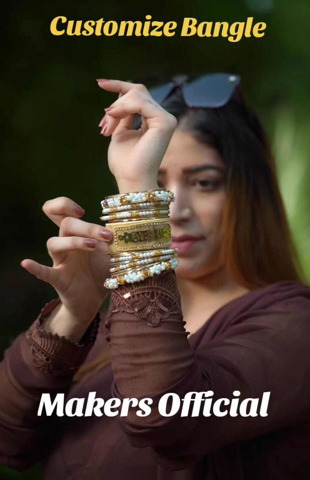 Customize name Bangles For Girls