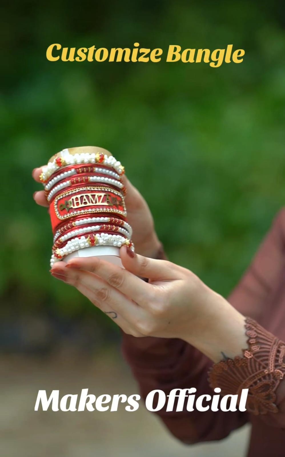 Customize name Bangles For Girls