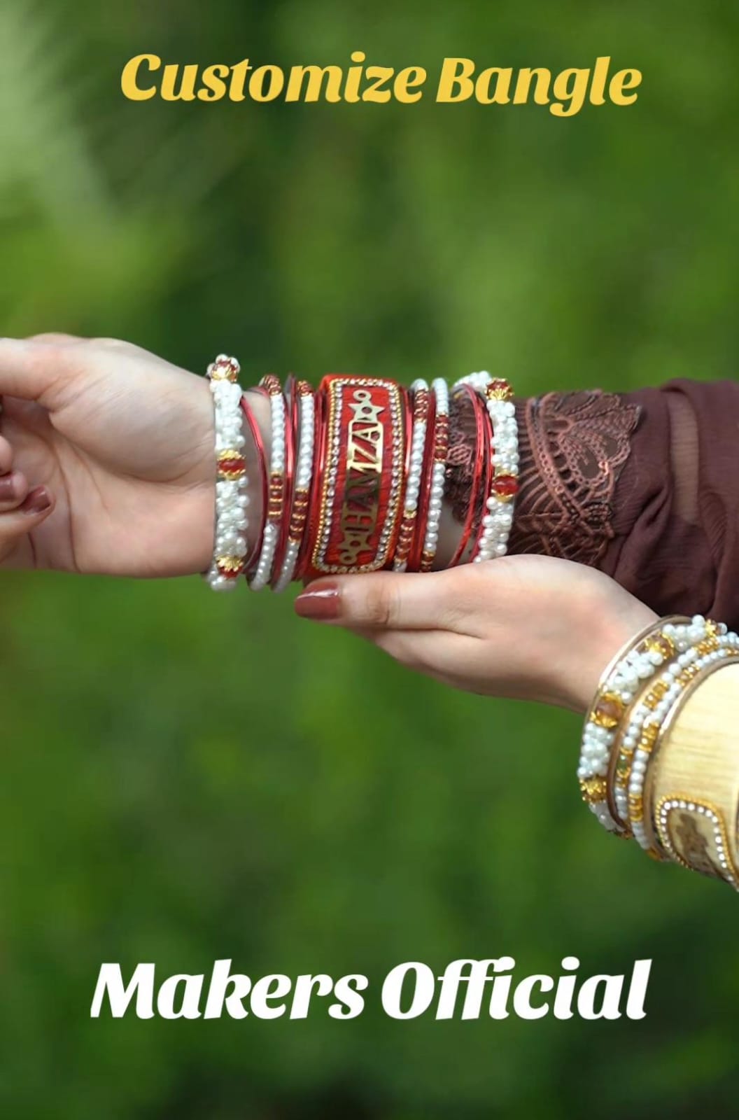 Customize name Bangles For Girls