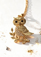 Guardian Owl Pendant "Adjustable Chain"