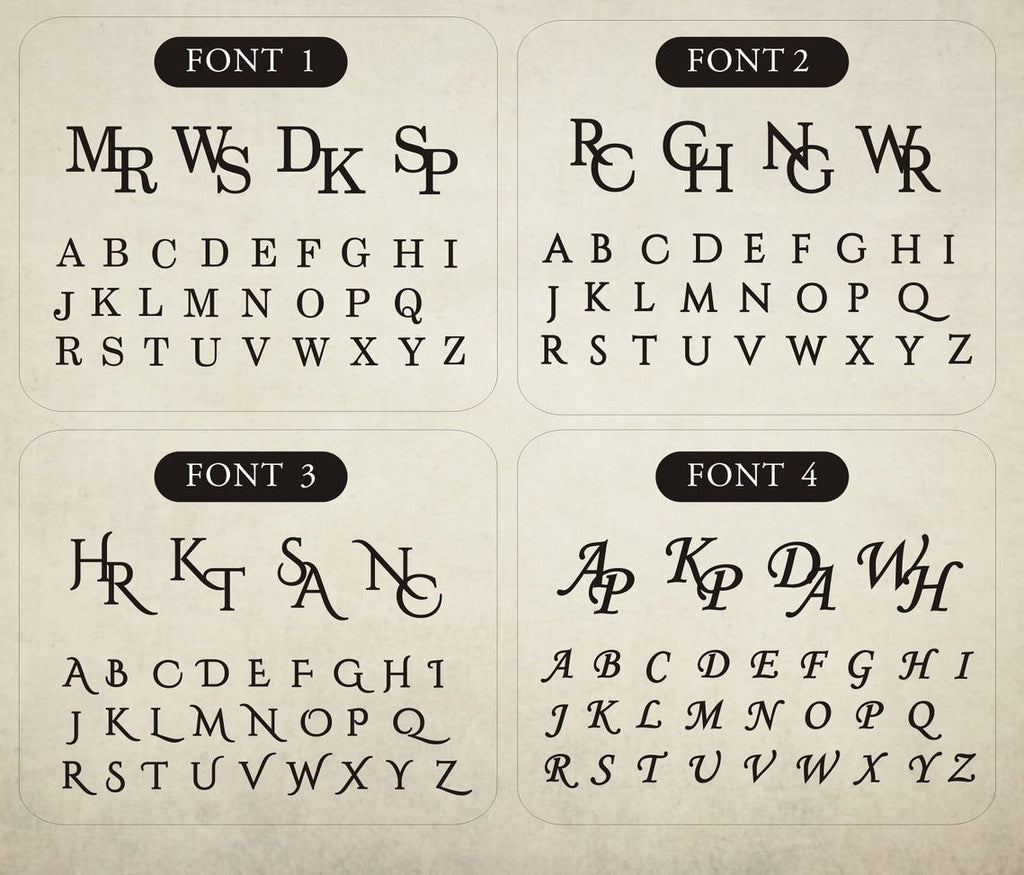 Initial Name Cufflinks Pair For Men